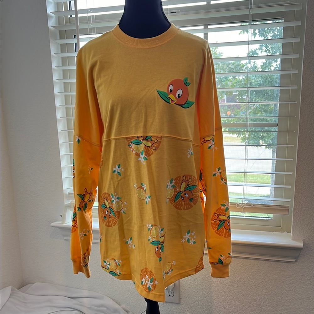 ✨Disney Parks Epcot Flower & Garden Festival Orange 🍊 Bird Spirit Jersey S✨ - Picture 5 of 9